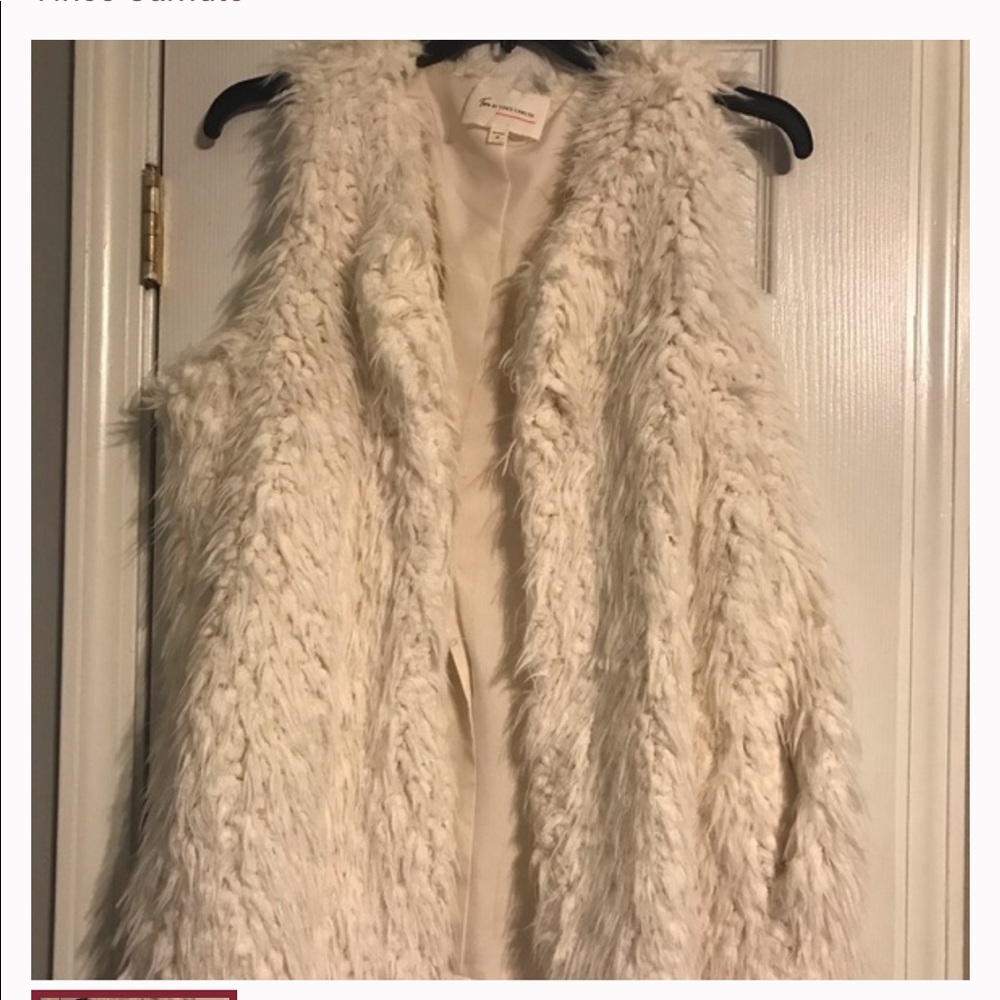 Vince Camuto furry vest